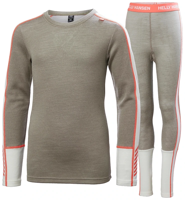 Helly Hansen Junior Unisex LIFA Merino Midweight Set - Terrazzo 16