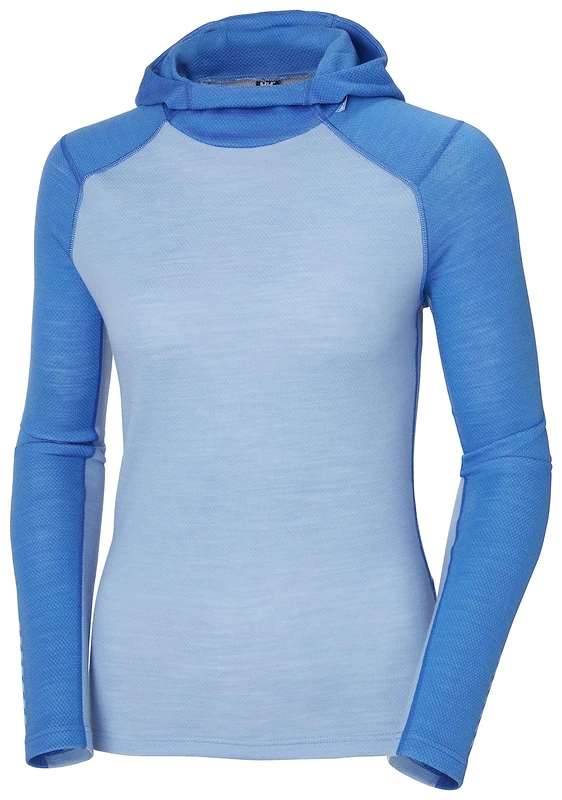 Helly Hansen Women's W LIFA Merino Midweight Hoodie, Bright Blue, XL