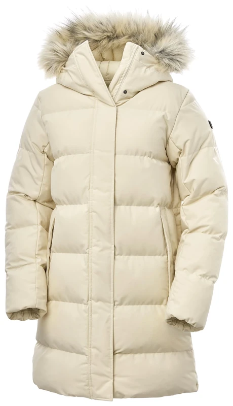 Helly Hansen Women's W Blossom Puffy Parka, Cream, XS