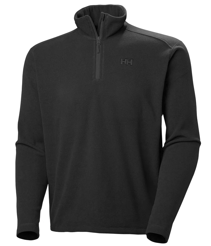 Helly Hansen Men's Daybreaker 1/2 Zip Fleece, Black 2.0, 5XL