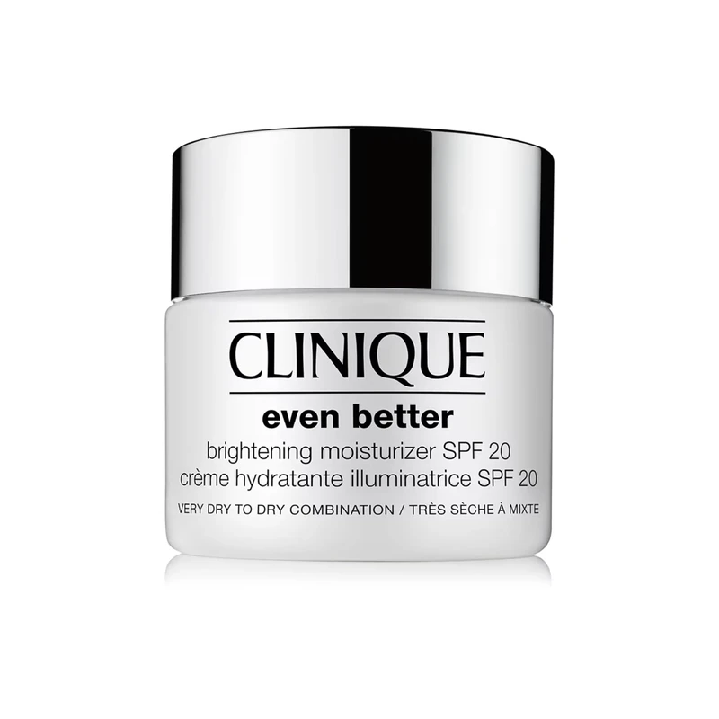 Clinique Even Better Brightening Daily Oil Free Moisturizer SPF 20 For Very Dry To Dry Combination Skin Types | Hydrating + Dark Spot Reducing