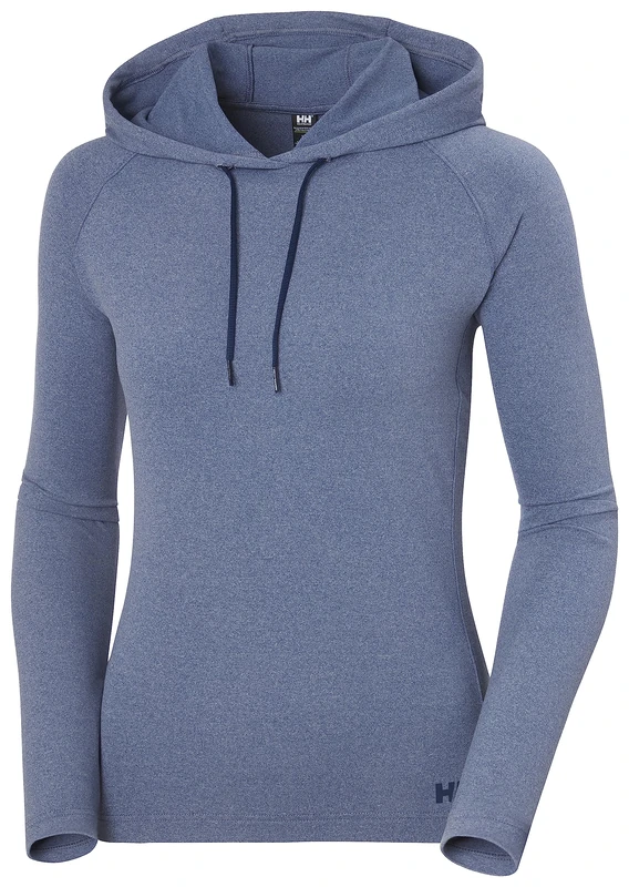 Helly Hansen Women's W Verglas Light Hoodie, Ocean, L