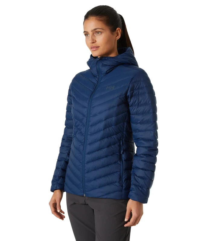Helly Hansen Womens W Verglas Hooded Down Insulat, Ocean, XL