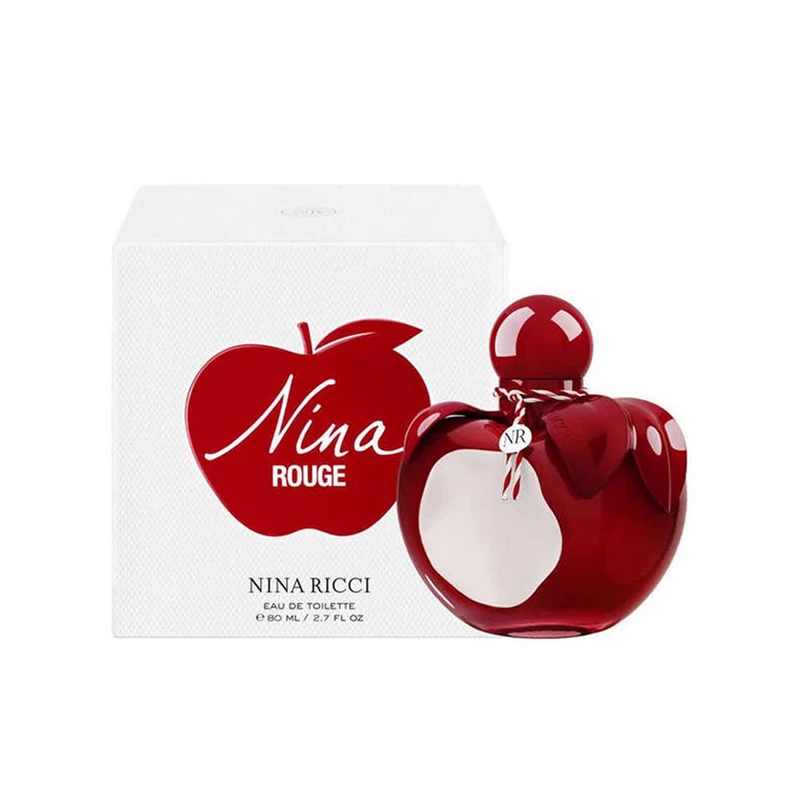 NINA RICCI 450-57681 Fragrance Nina Rouge EDT Spray 80 ml for Adults, Ideal for Long-Lasting Everyday Fragrance wear, 80 ml