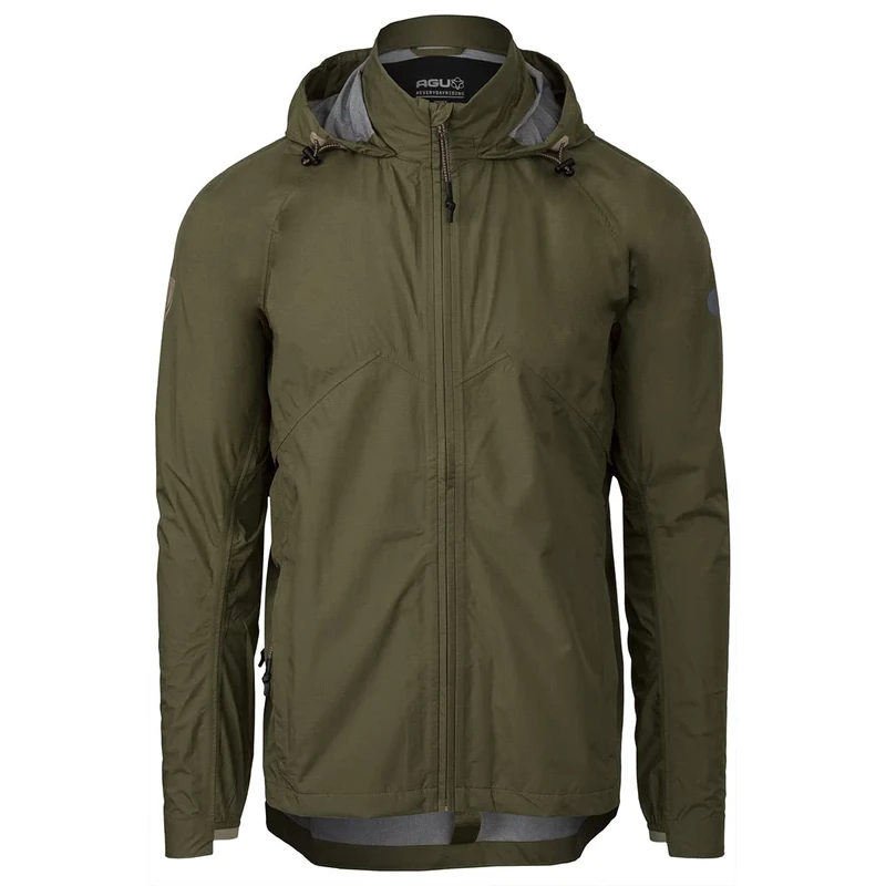 AGU Compact Rain Jacket VENTURE Unisex Military Green - Image 1