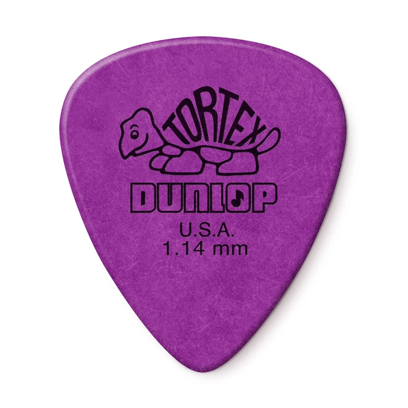 Jim Dunlop Tortex Standard Purple 1.14mm Guitar Picks - 24 Pack