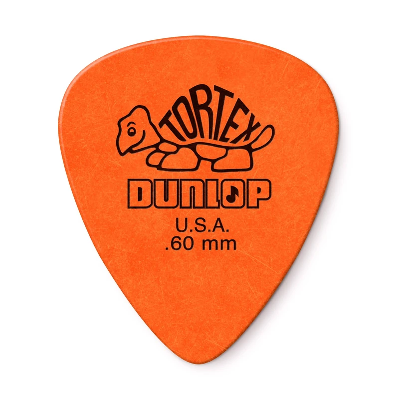 Dunlop Tortex Standard .60mm Orange Guitar Pick, 24 Pack