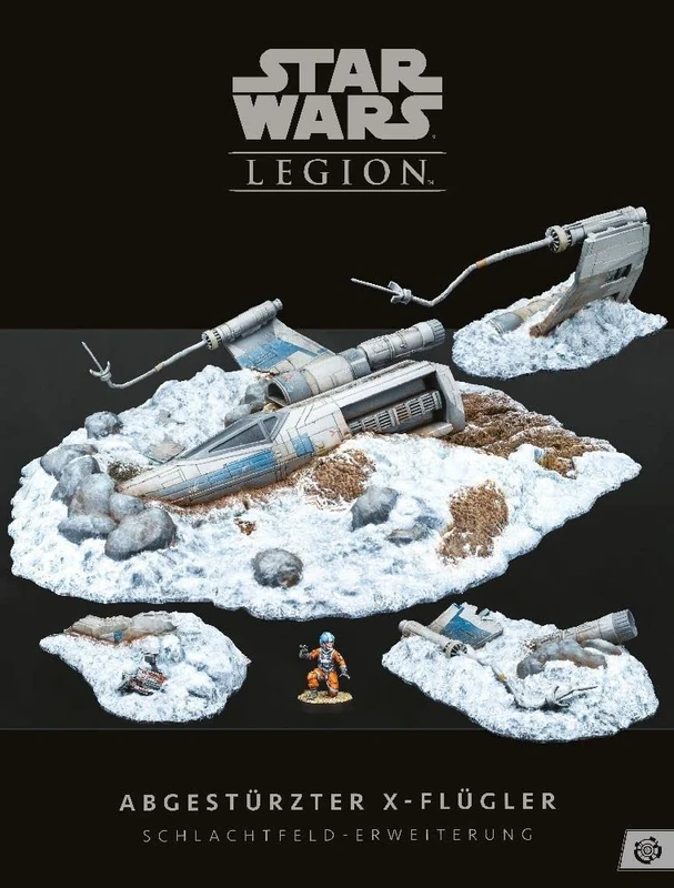 Atomic Mass Games Star Wars: Legion - Crashed X-Wing | Expansion | Tabletop | 2 Players | Ages 14+ | 120-180 Minutes | German - Image 1
