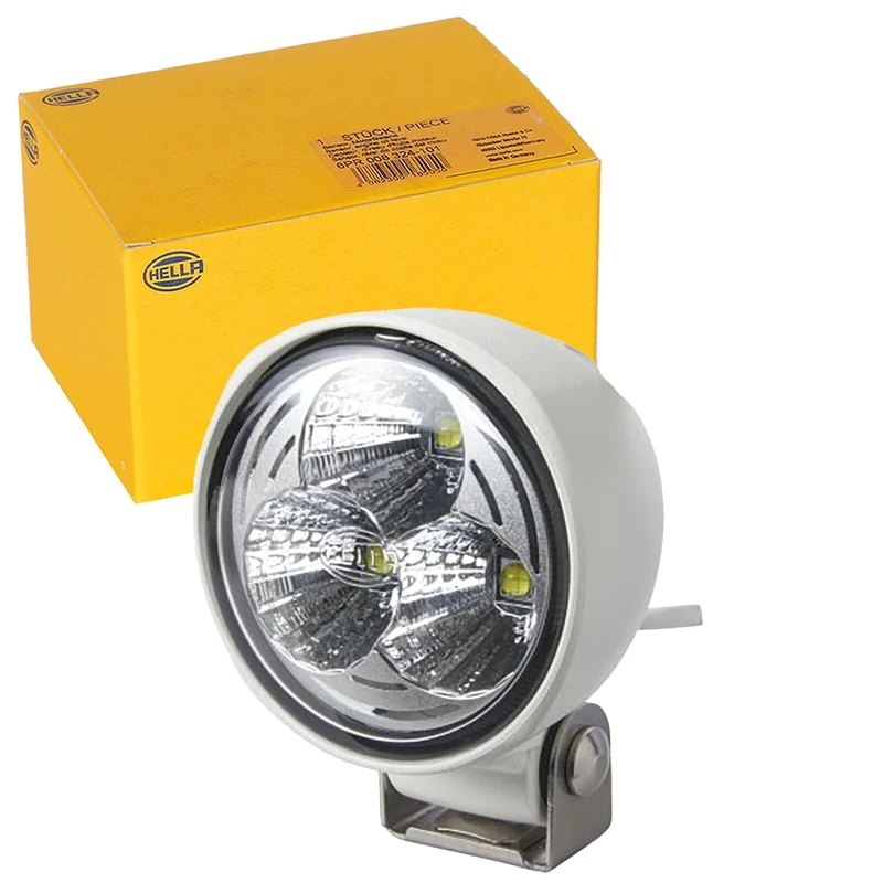 HELLA 1G0 996 476-201 LED-Worklight - Modul 70 Gen. IV - 9/33V - 2500lm - Bolted - Swivelling Mounting Bracket/Vertical/Suspended - Long-range illumination - Cable: 1000mm - Plug: open cable ends