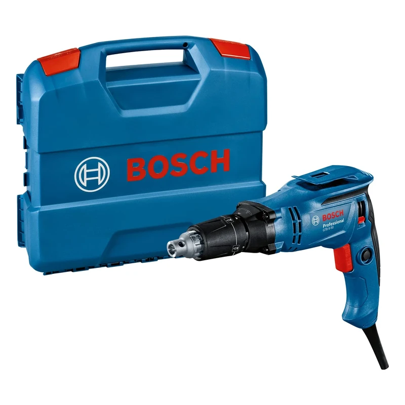 Bosch Professional GTB 6-50 Drywall Screwdriver (Motor Speed 5,000 min-¹, Power 650 W, for Screws with a Diameter of up to 6 mm, in L-Case)