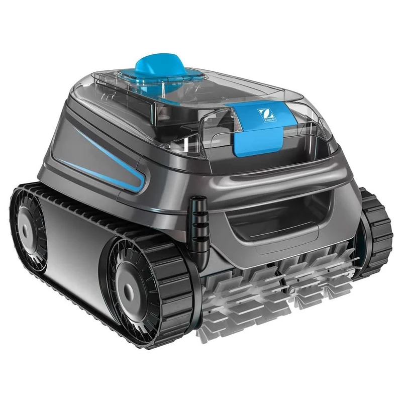 Zodiac CNX 50 iQ Pool Cleaner - Pools up to 12 x 6 m - Cleans floor, walls and water line - Lift system and remote control from the app - 18 m cable with anti-knot, double filtration and trolley