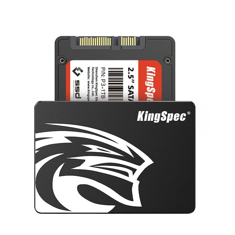 KingSpec 1TB SATA SSD 3D NAND Flash, 2.5 Inch SATA 3 Internal Solid State Drive up to 560MB/s, Compatible with Desktop/Laptop / PS4