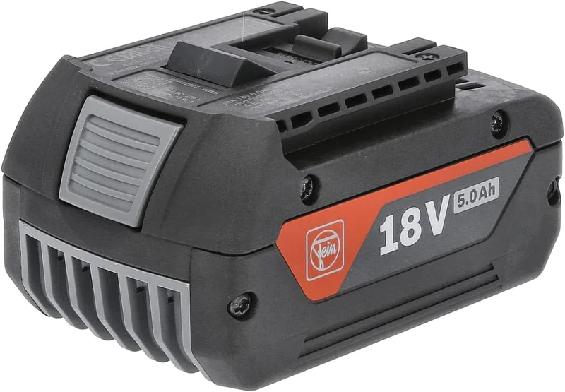 FEIN GBA 18 V battery (5.0 Ah capacity), Compatible with all cordless tools using the AMPShare or Bosch Professional 18 V battery socket - Image 1