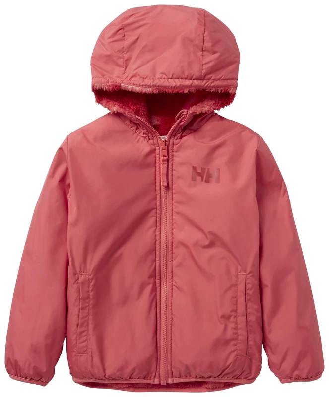 Helly Hansen Kids Unisex K Champ Reversible Jacket, Sunset Pink, 1