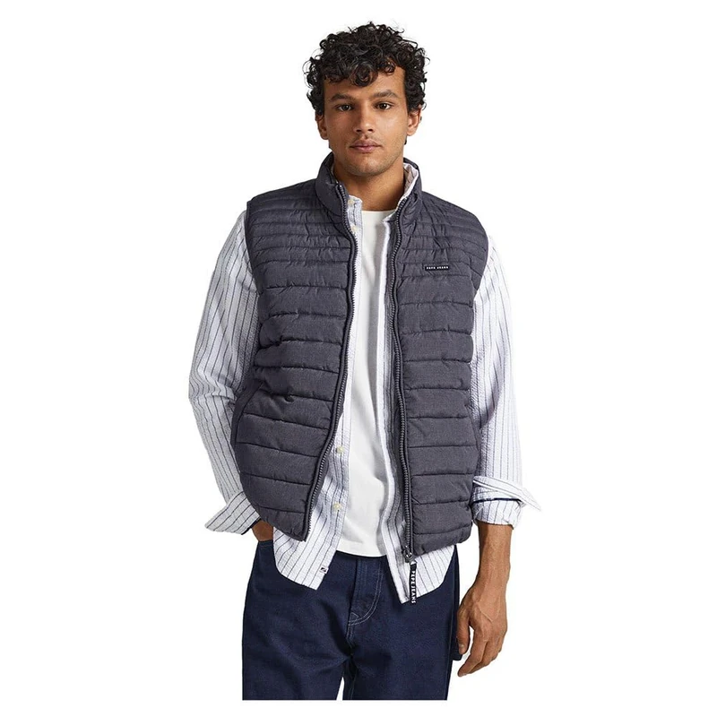 Pepe Jeans Men's Boswell Gillet Grey (Grey Marl) XS