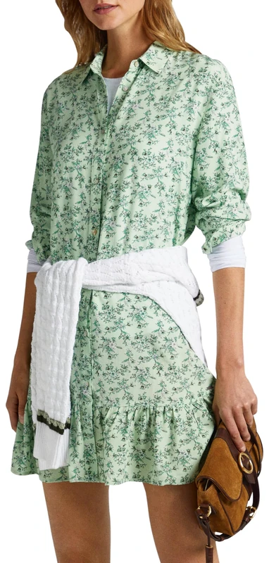 Pepe Jeans Women's Fiorella Dress, Multicolour (Multi), S