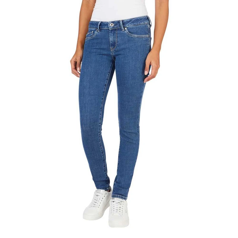 Pepe Jeans Women's Pixie Blue (Denim-HS5) 25W/32L - Image 1
