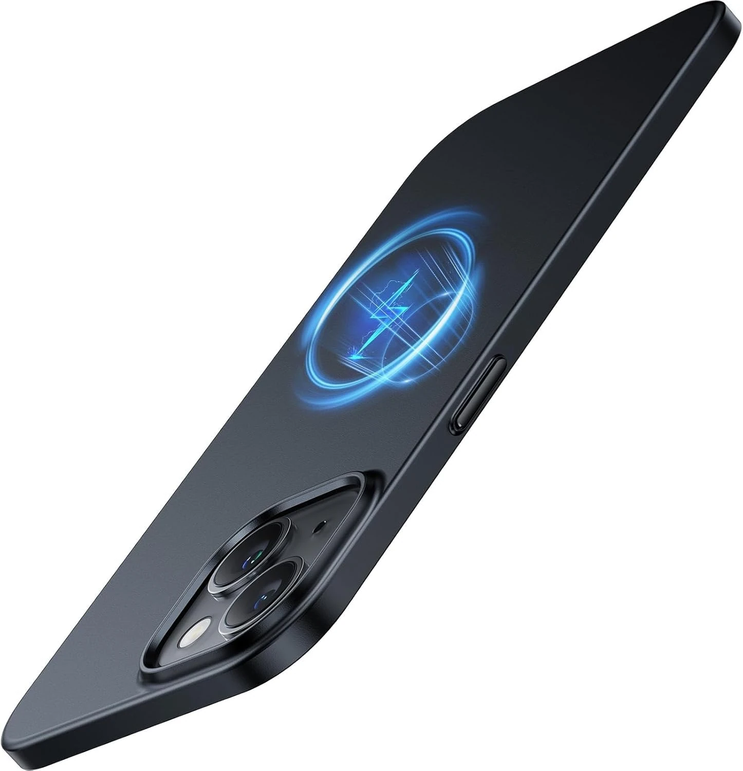 TORRAS Ultra Thin for iPhone 13 iPhone 14 Case with MagSafe, 19N Strong Magnetic Force, Elegant Appearance Velvety Grip, Slim Thin to Invisible, Hard Protection Phone Case for iPhone 13/14 Cover Black