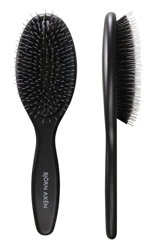 Gentle Detangling Brush Boar and Nylon Bristles - Normal and Thick Hair by Bjorn Axen for Unisex - 1 Pc Brush