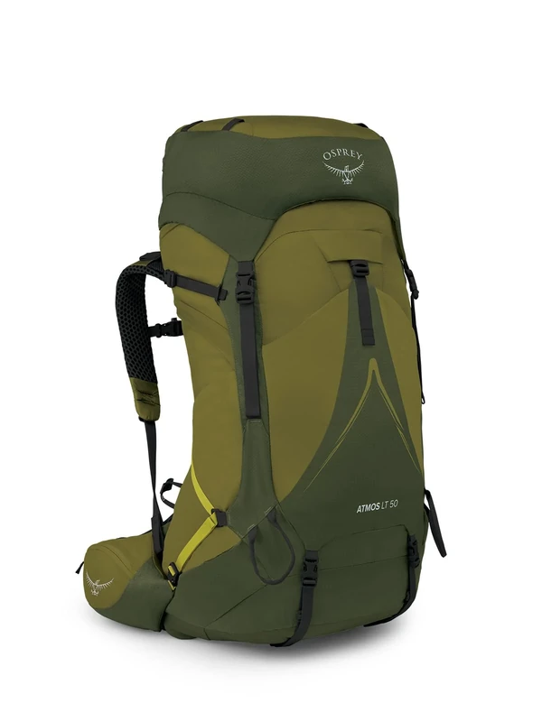 Osprey Atmos AG LT 50 Men's Backpacking Backpack Scenic Valley/Green Peppercorn S/M