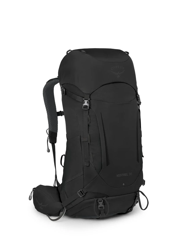 Osprey Kestrel Men's Backpack, 58L, Black, L/XL