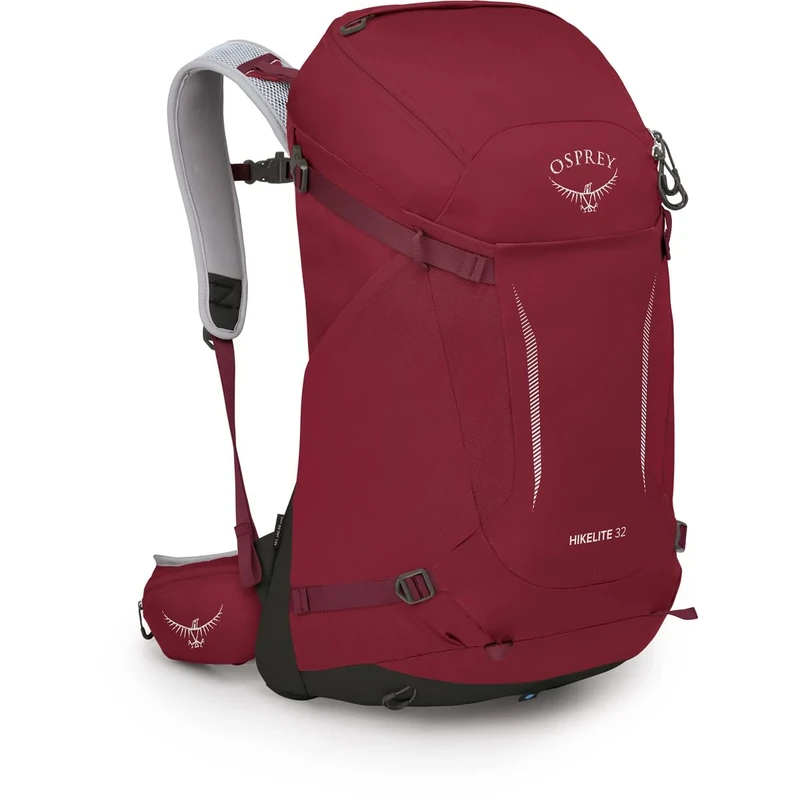 Osprey Hikelite 32 Unisex Hiking Backpack Sangria Red S/M