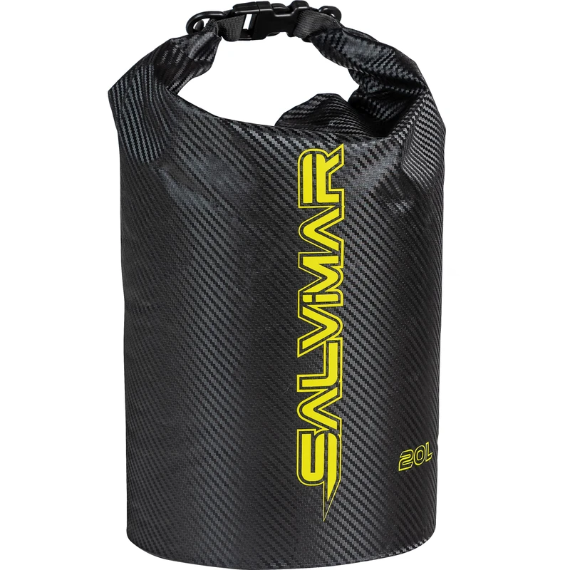 SALVIMAR Dry Bag 5lt - 10lt - 20lt, Carbon Look, 20lt, Waterproof Sports Bag