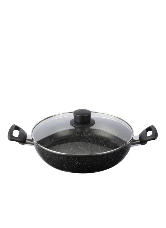 BALLARINI Vipiteno Casserole Dish with lid, Non-Stick Casserole Dish, Aluminium, Round, 28 cm