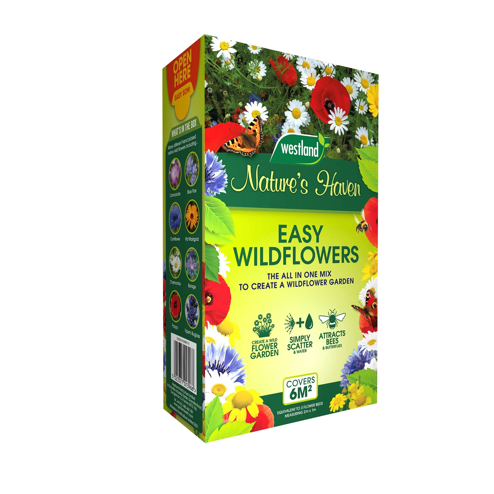 Natures Haven Easy Wildflower Mix Box - 1.2kg, GR