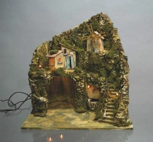 euronatale Landscape 40x47x50cm C/Light PR-24522, As Per Picture, One Size