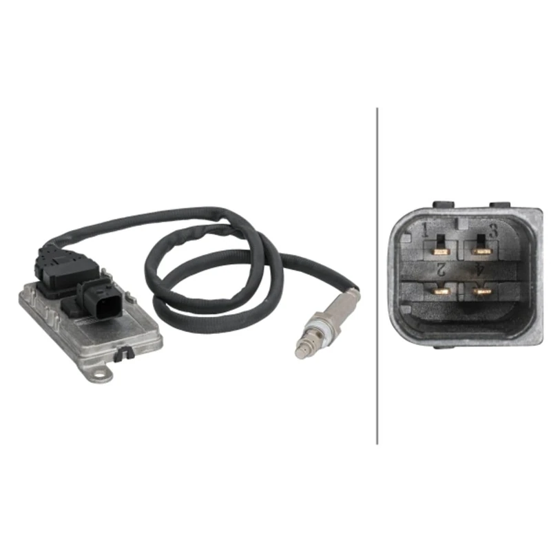 HELLA 6PN 358 186-011 NOx Sensor, NOx catalytic converter - 24V - 4-pin connector
