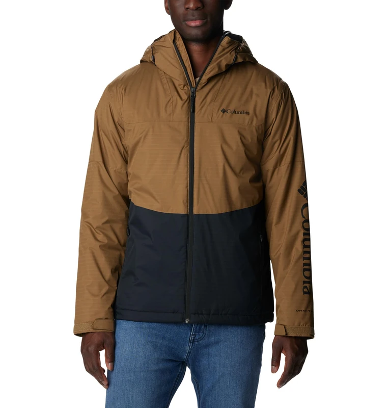 Columbia Men's Point Park Insulated Jacket, Winter Jacket, Delta/Black, Size L
