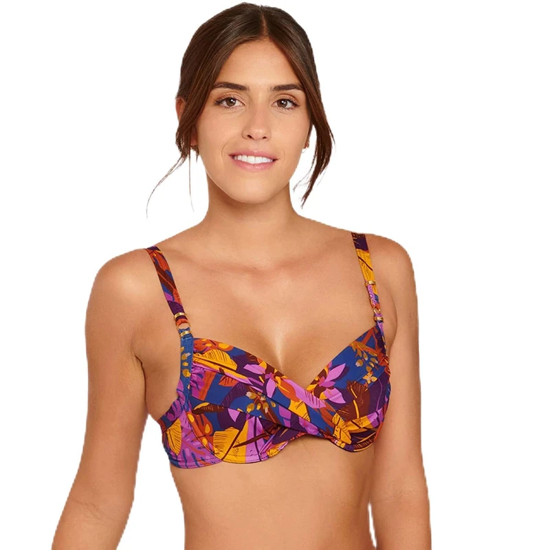 Livia Women's Saskia C Gambey Bikini Top, Dark Blue, L