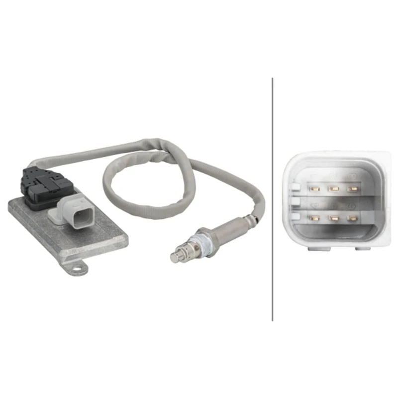 HELLA 6PN 358 186-151 NOx Sensor, NOx catalytic converter - 24V - 4-pin connector