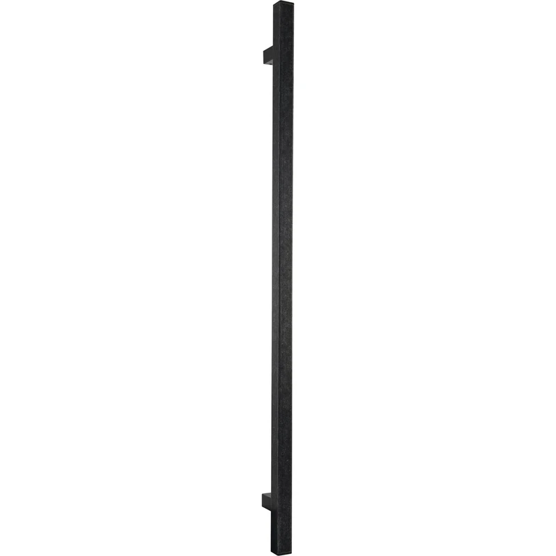 HALCÖ HT Door Handle Length 500 mm Bar Handle for Wooden and Glass Doors Galvanised Steel Black Passivated