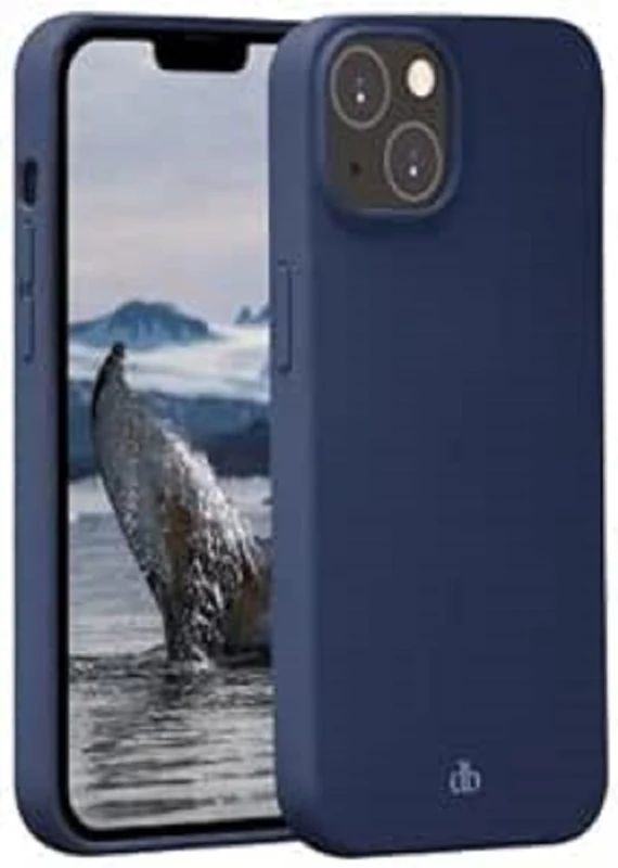 dbramante1928 Costa Rica - GRS Certified Recycled Recyclable Plastic Shockproof Soft Silicone Case for iPhone 14 Pro Max - Blue - Image 1