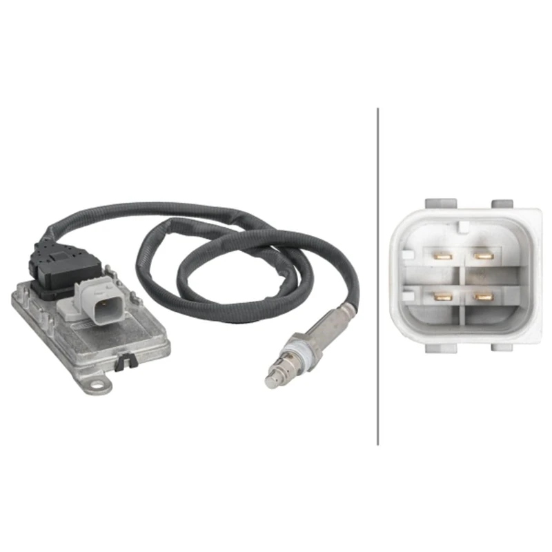 HELLA 6PN 358 186-001 NOx Sensor, NOx catalytic converter - 24V - 4-pin connector