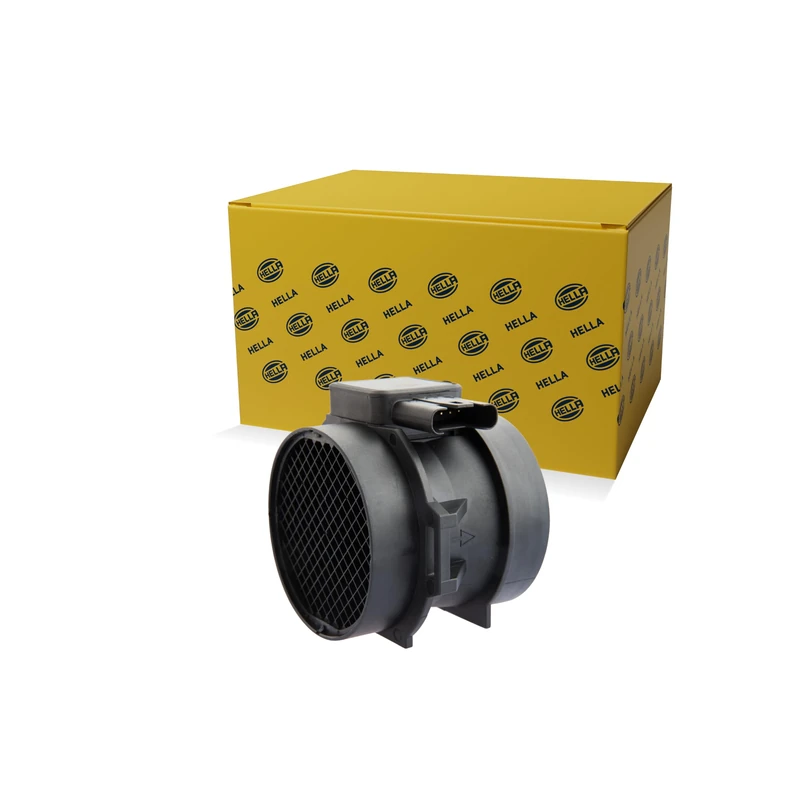 HELLA 8ET 358 095-891 Mass Air Flow Sensor - 6-pin connector - Pipe-neck - Image 1