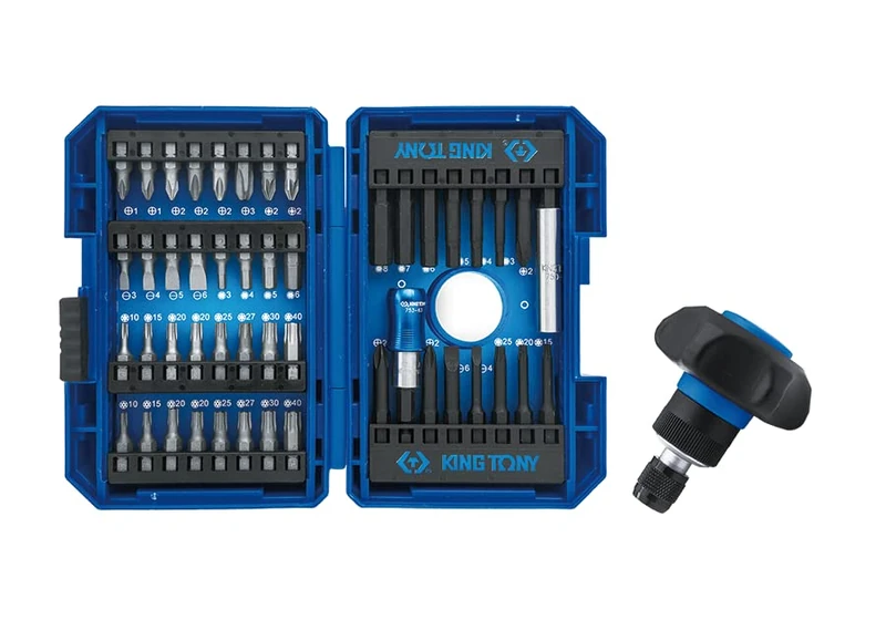 Bit Box with Ratchet Bit Holder Without Handle - 49 Pieces