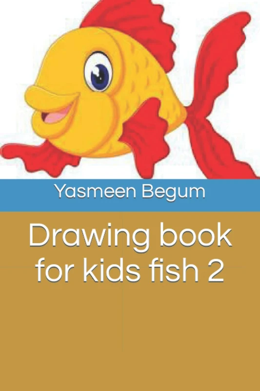 Drawing book for kids fish 2