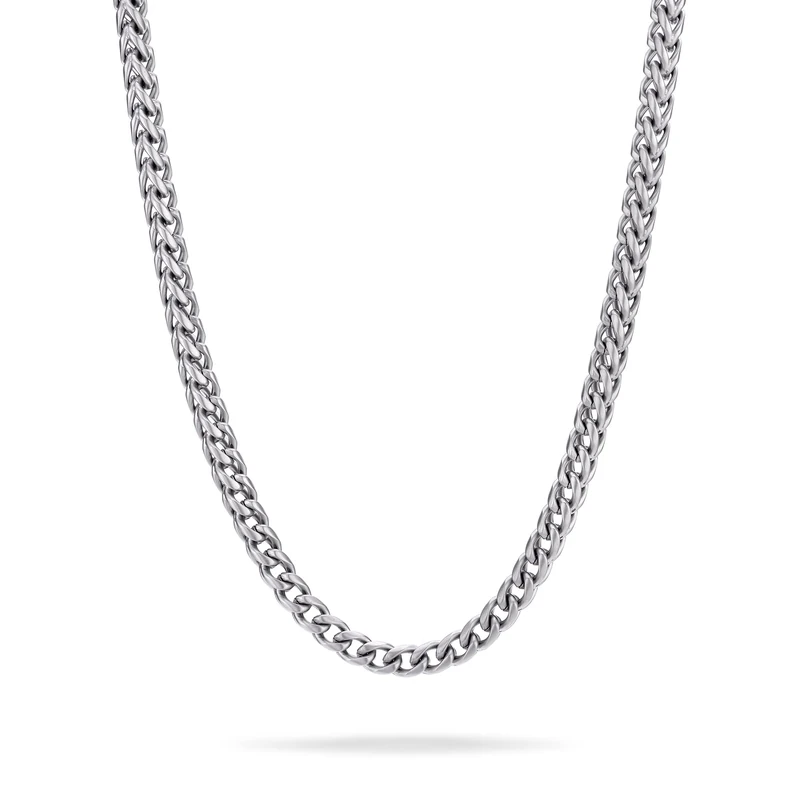 FYNCH-HATTON Foxtail Necklace, 60, Stainless Steel, No Gemstone - Image 1