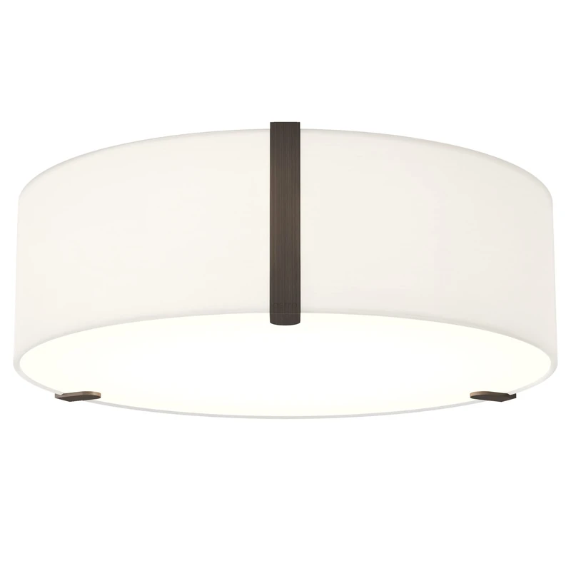 Astro Salina 400, Dimmable Indoor Ceiling Light (White Fabric), Designed in Britain - 1463001-3 Years Guarantee