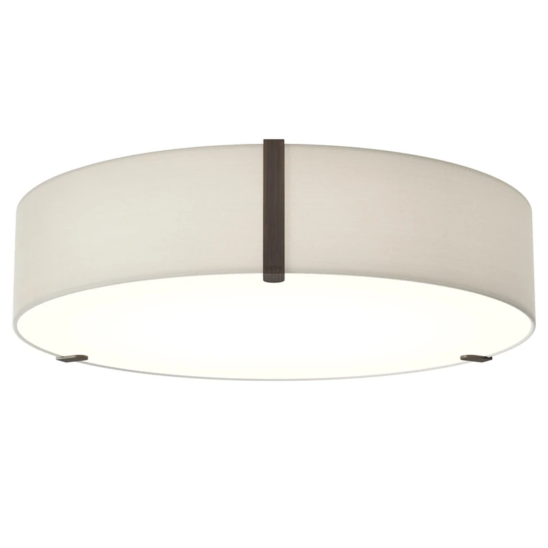 Astro Salina 550 Dimmable Indoor Ceiling Light (Putty Fabric), LED E27/ES Lamp, Designed in Britain - 1463004-3 Years Guarantee