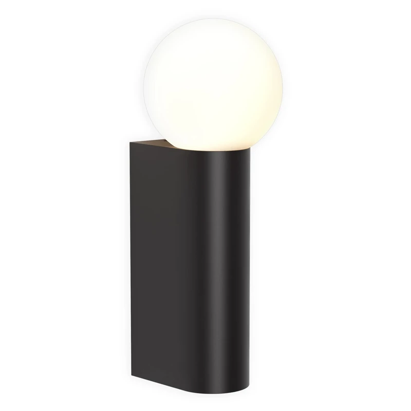 Astro Ortona Single Bathroom Wall Light - IP44 Rated - (Matt Black), G9 Lamp, Designed in Britain - 1459005-3 Years Guarantee