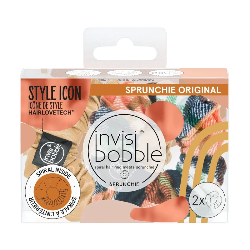 INVISIBOBBLE SPRUNCHIE IT'S SWEATER TIME - FALL IN LOVE 2PCS hair band