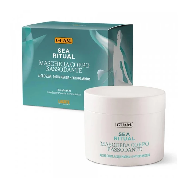 Guam, Sea Ritual Firming Body Mask with Intensive Remodeling Effect, Body Cream with Guam Algae + Protective Trousers, Toning Body Cream, Made in Italy, 500 ml Pack