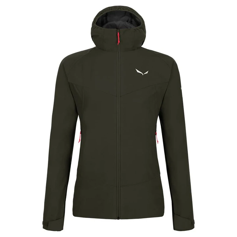 Salewa Puez Ptx 2L W Jacket, Dark Olive, L, Female