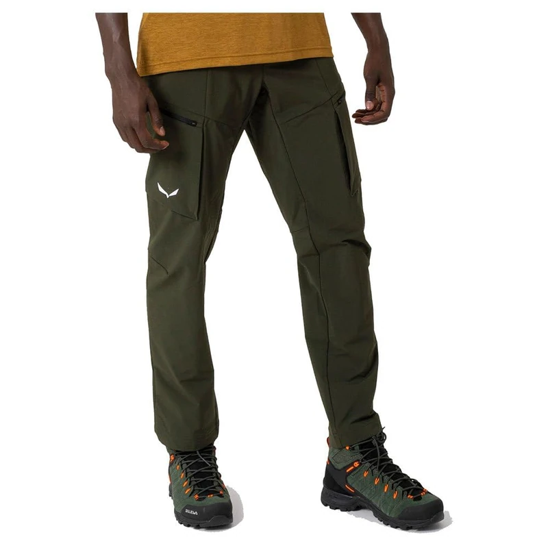 Salewa Puez Durastretch Cargo Pant Man Dark Olive