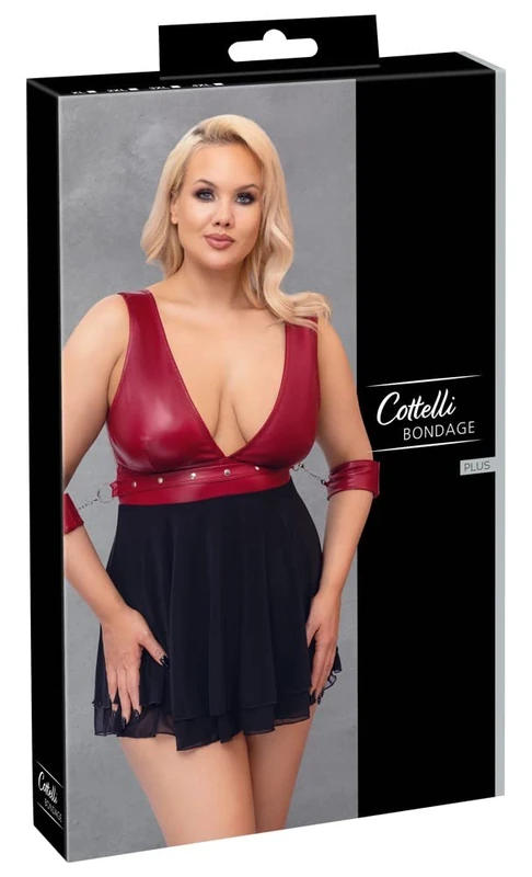 Cottelli BONDAGE Babydoll Schwarz XL