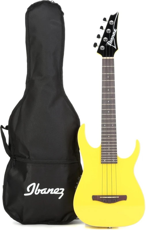 Ibanez RG Ukulele, Tenor, Electro-Acoustic, Sun Yellow High Gloss